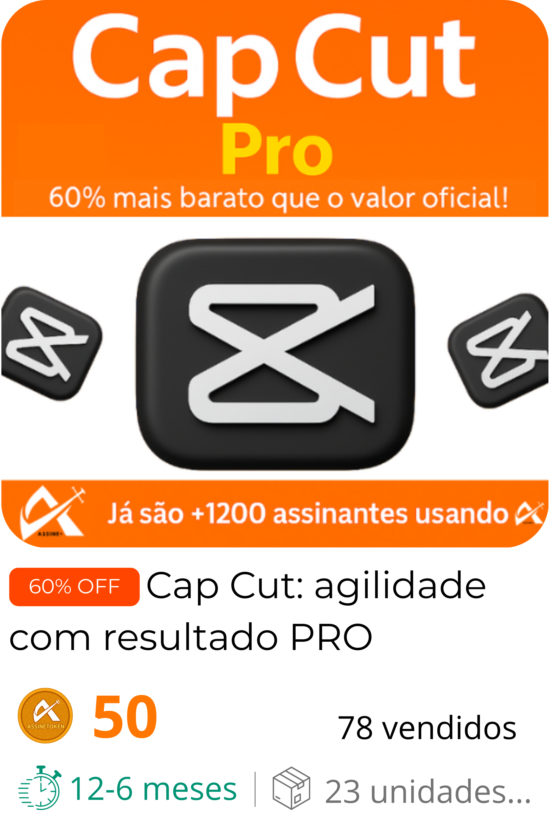 CapCut Premium com Desconto